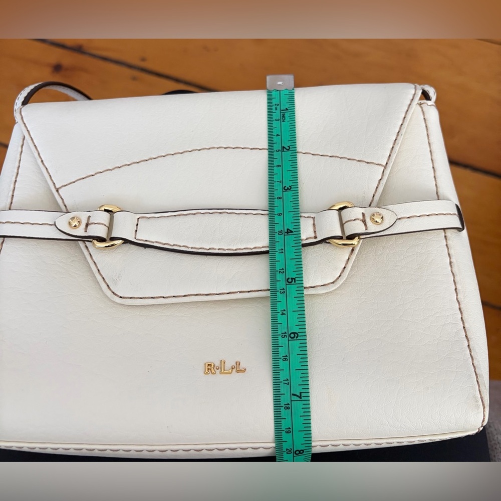 Ralph Lauren Cream Sheldon Crossbody Bag - Picture 6 of 6